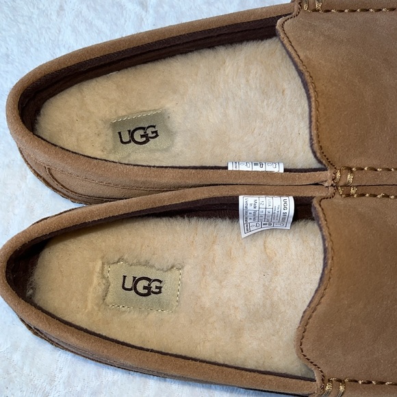 UGG Men's Alder Faux Shearing Lined Suede Slipper